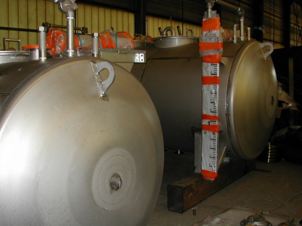 Cuve pour stockage de Lixivia, effluents vinicoles, effluents laiterie