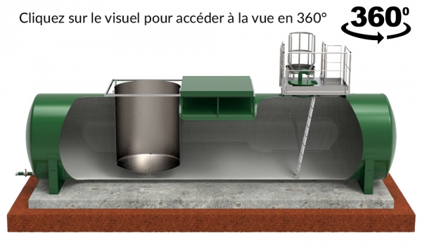 Citerne pour l’eau incendie HBE aérienne