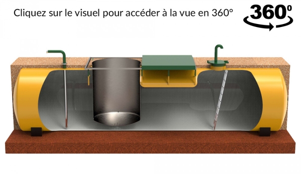 Citerne pour l’eau incendie HBE enterrée