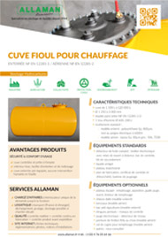 Cuve fioul pour chauffage