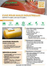 Cuve pour huile industrielle